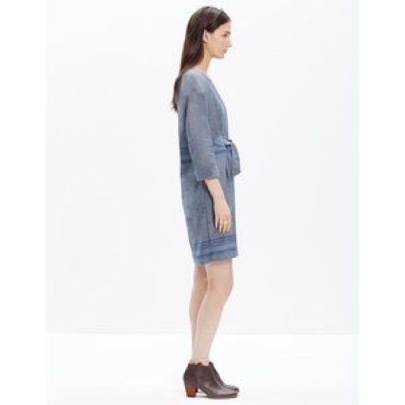 Madewell Tie-Front Dolman Dress - Picture 3 of 8